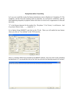 Playing Notes/Tones Before Transmitting