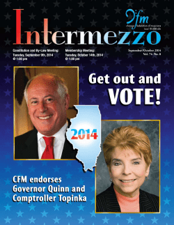 Get out and - Chicago Federation of Musicians