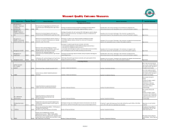 Quality Measure Details - Missouri Hospital Association