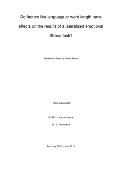 Do factors like language or word length have effects on the results of