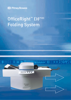 OfficeRight&trade; DF500 Folding System