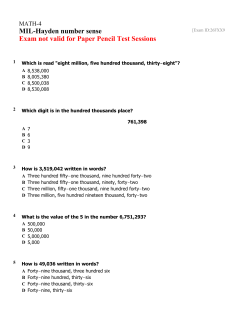 MATH-4 Exam [E-26FXX9] MIL