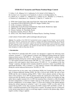 ITER-FEAT Scenarios and Plasma Position/Shape Control
