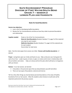session 2 Lesson Plan and Handouts