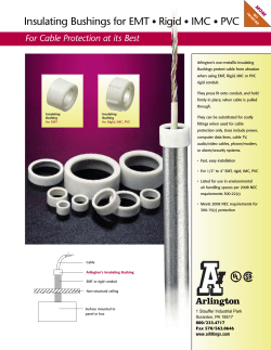 Insulating Bushings for EMT Rigid IMC PVC