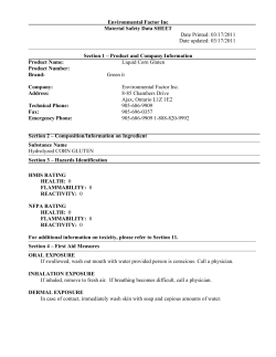 MSDS LIQUID GOLD