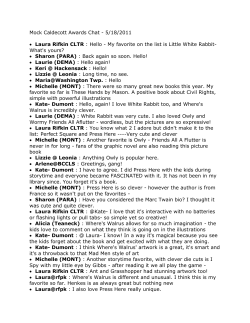 2011 YSC Mid-Year Mock Awards: Caldecott - May 18, 2011