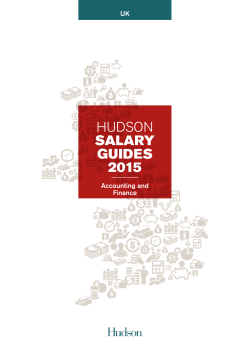 HUDSON SALARY GUIDES 2015