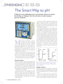The Smart Way to pH