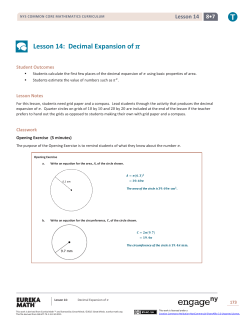 Lesson 14 - EngageNY