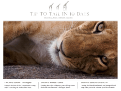 2 NIGHTS - Alex Walker`s Serian