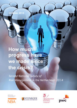 How much progress have we made since the crisis?