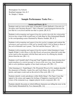 Sample Performance Tasks For&hellip;