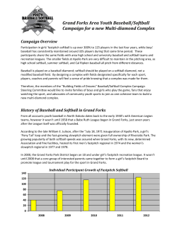 Grand Forks Area Youth Baseball/Softball Campaign for a new Multi