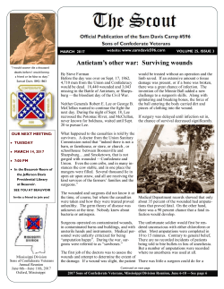 Antietam`s other war: Surviving wounds