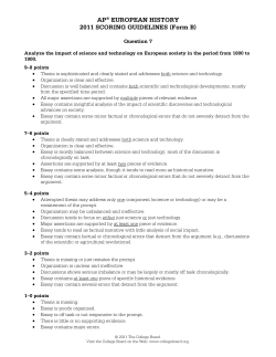 Sample Responses Q7 - AP Central