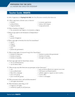 Teacher Guide: rights