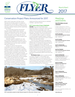 March / April 2017 Newsletter