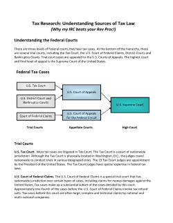 Courts of Original Jurisdiction