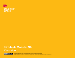 Grade 4: Module 2B: Overview
