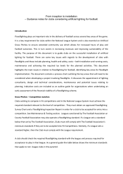 floodlighting guidance