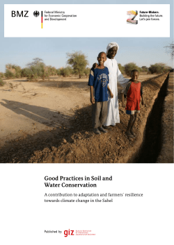 Good Practices in Soil and Water Conservation
