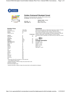 Golden Grahams&reg; Bowlpak Cereal