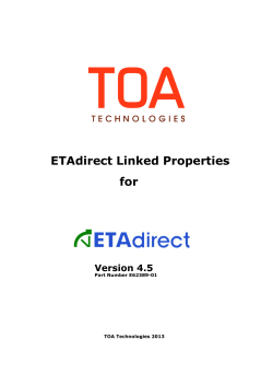 ETAdirect Linked Properties for