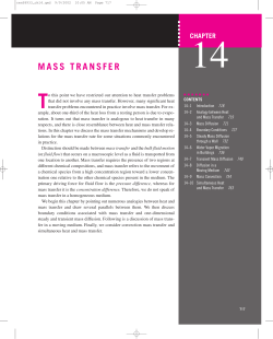 MASS TRANSFER - EECL