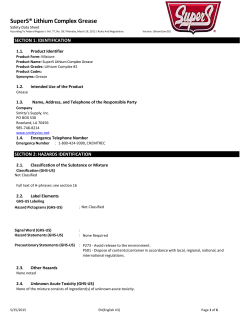 SuperS&reg; Lithium Complex Grease