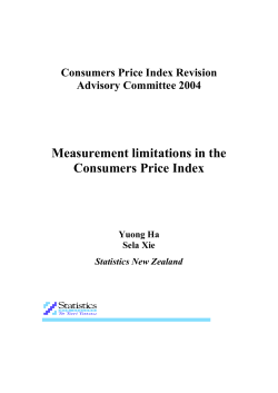 Measurement limitations in the Consumers Price Index