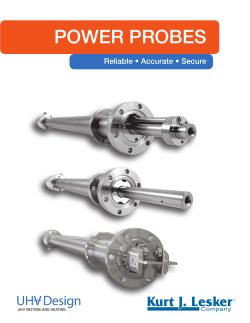 power probes - Kurt J. Lesker Company