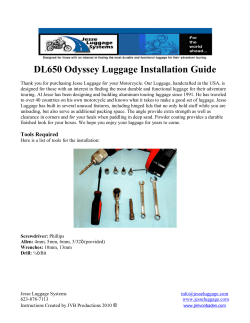 DL650 Odyssey Luggage Installation Guide