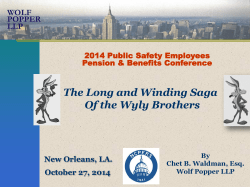 The Long and Winding Saga Of the Wyly Brothers