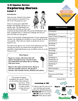 Exploring Horses - Level 1Members Manual July 2014.pub
