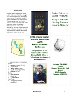 Buried Onions or Buried Treasure?