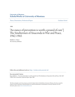 An ounce of prevention is worth a pound of cure