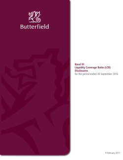 Basel III Liquidity Coverage Ratio (LCR