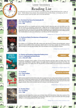 Reading List