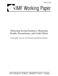 Dissecting Saving Dynamics: Measuring Wealth