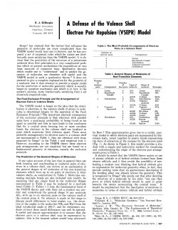 A Defense of the Valence Shell Electron Pair Repulsion (VSEPR