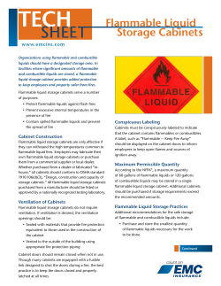 Flammable Liquid Storage Cabinets