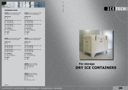 Dry icE conTainErs