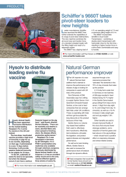 Sch&auml;ffer`s 9660T takes pivot-steer loaders to new heights