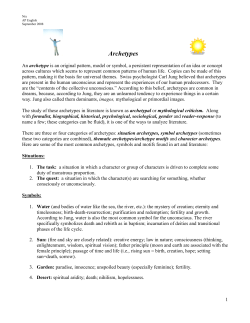 Archetypes - GDHS English Department
