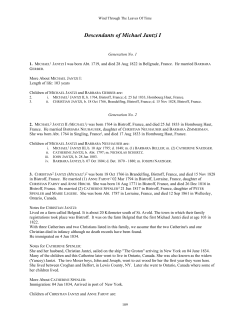 Descendants of Michael Jantzi I - Yancey Family Surname Resource