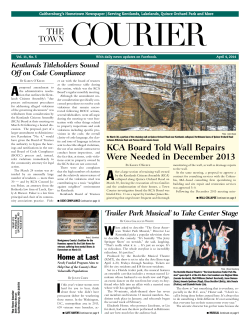 KCA Board Told Wall Repairs Were Needed in December 2013