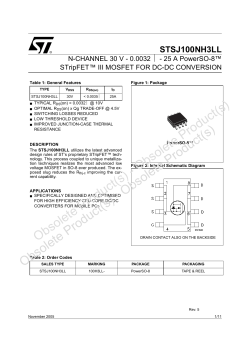 N-channel 30 V - 0.0032 - 25 A PowerSO