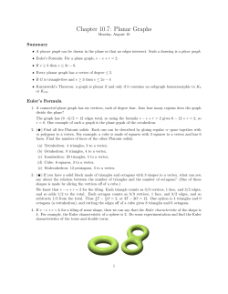 Chapter 10.7: Planar Graphs