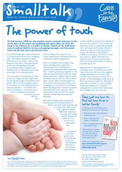 Smalltalk Issue 32 - Care for the Family